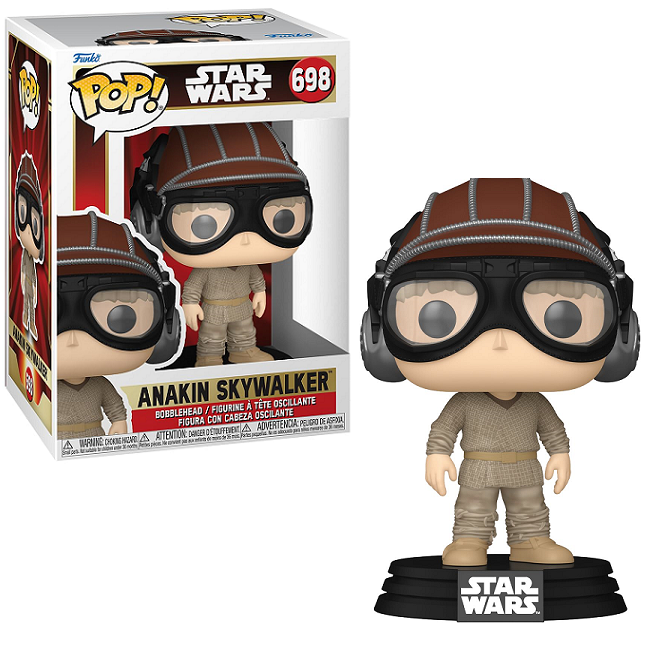  Anakin Skywalker With Helmet #698 - Star Wars The Phantom Menace 25th Funko Pop! 