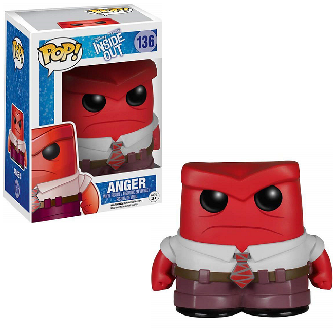  Anger #136 - Disney Inside Out Funko Pop! 