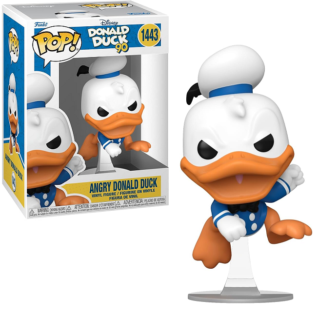  Angry Donald Duck #1443 - Donald Duck 90th Funko Pop! 