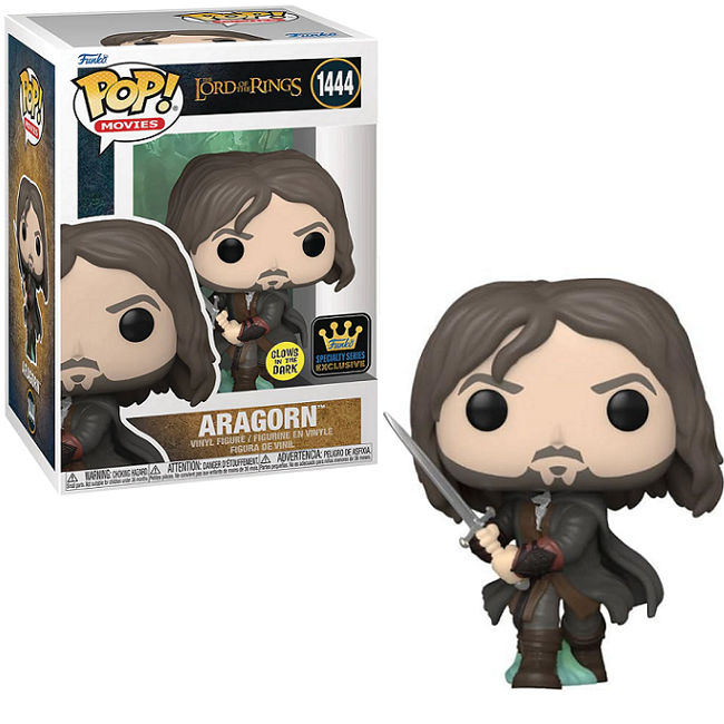  Aragorn #1444 - The Lord of the Rings Funko Pop! Movies [Army of the Dead] [Gitd Specialty Series] 