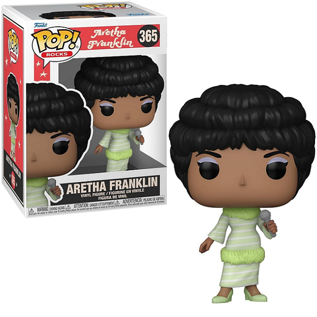  Aretha Franklin #365 - Aretha Franklin Funko Pop! Rocks [Green Dress] 