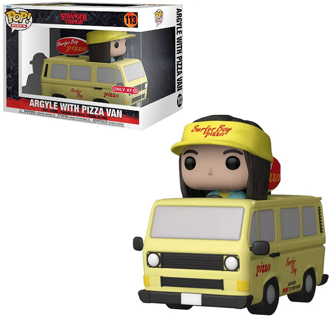  Argyle Riding Surfer Boy Pizza Van #113 - Stranger Things Funko Pop! Rides [Target Exclusive] 