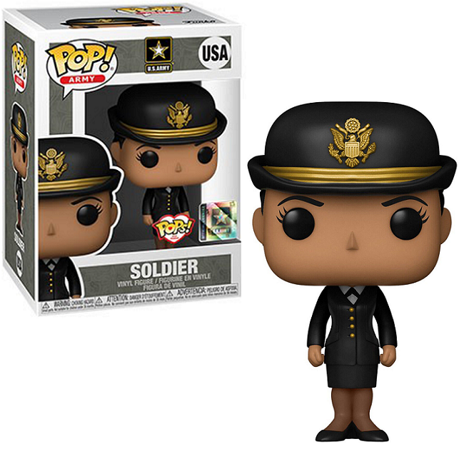  Army Soldier Female #USA - Military Funko Pop! Army [Hispanic Dress Uniform] 