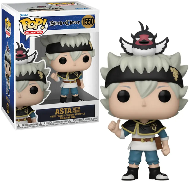  Asta With Nero #1550 - Black Clover Funko Pop! Animation 