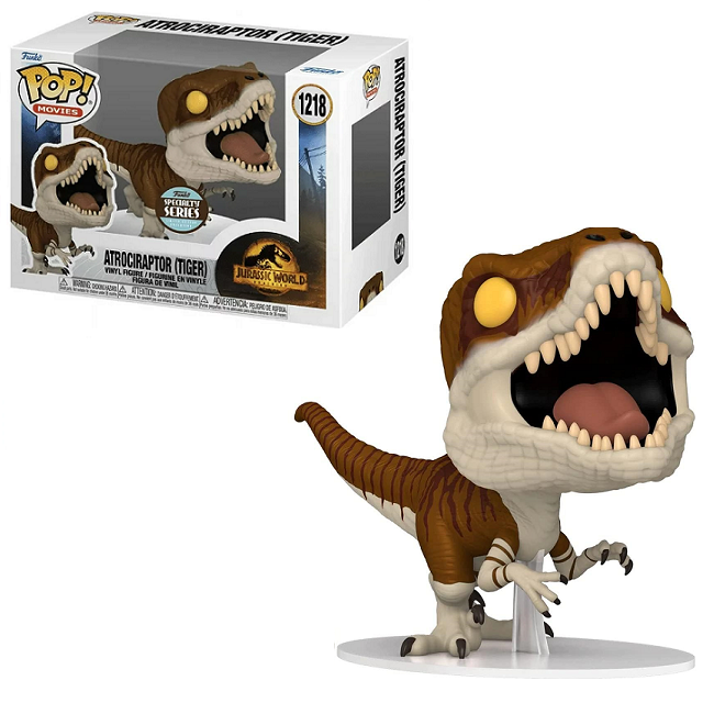  Atrociraptor [Tiger] #1218 - Jurassic World Dominion Funko Pop! Movies [Specialty Series] 