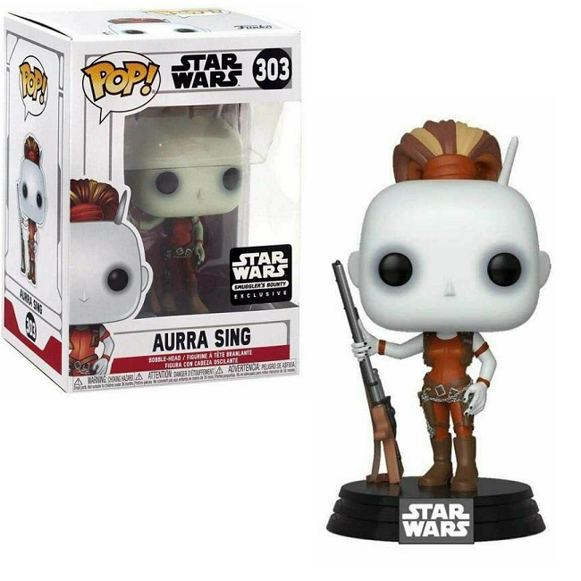  Aurra Sing #303 - Star Wars Funko Pop! [Smuggles Bounty Exclusive] 