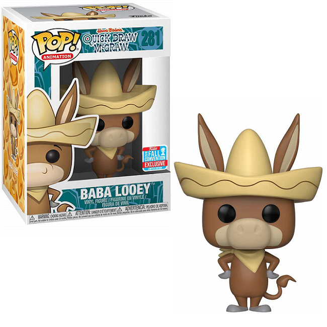  Baba Looey #281 - Quick Draw McGraw Funko Pop! Animation [2018 Fall Convention Exclusive] 