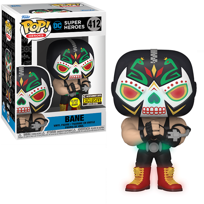  Bane #412 - DC Super Heroes Funko Pop! Heroes [Gitd EE Exclusive] 