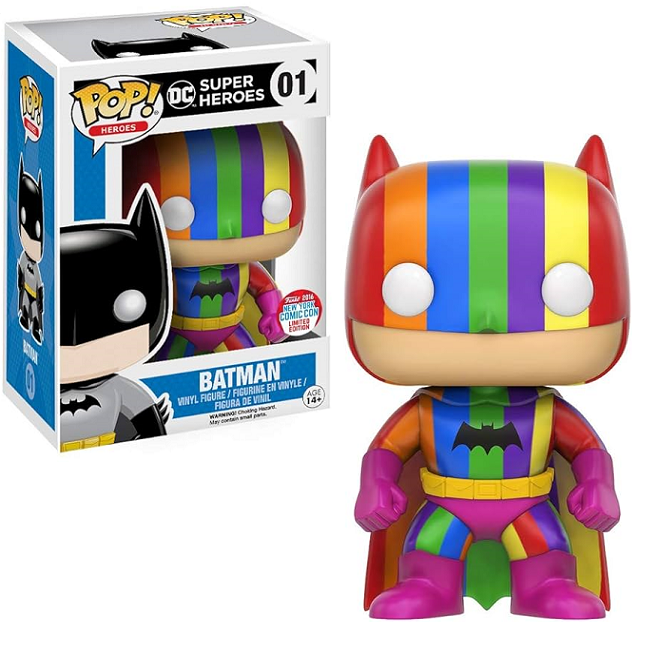  Batman #01 - DC Super Heroes Funko Pop! Heroes [Rainbow 2016 NYCC Exclusive] 