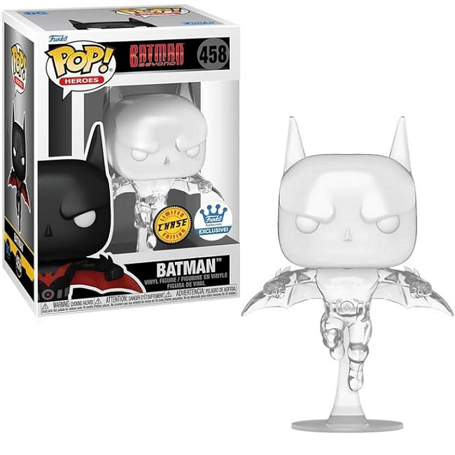  Batman #458 - Batman Beyond Funko Pop! Heroes [Clear Funko Exclusive Chase] 
