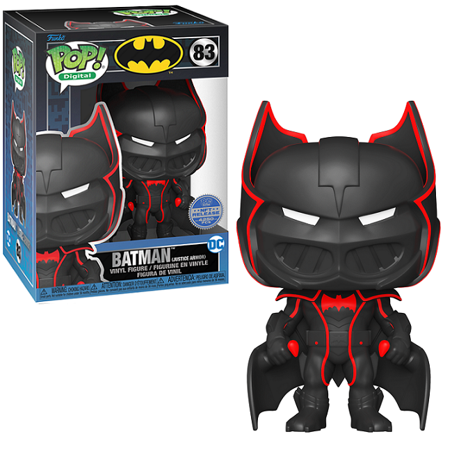  Batman [Justice Armor] #83 - Batman Funko Pop! [Digital Release Lmtd 42500 pcs] 