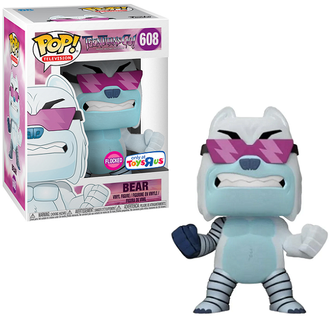  Bear #608 - Teen Titans Go! Funko Pop! TV [Flocked Toys R Us Exclusive] 