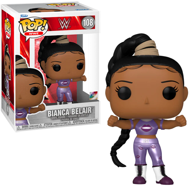  Bianca Belair #108 - Wrestling Funko Pop! WWE [Purple Outfit] 