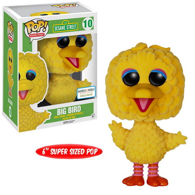  Big Bird #10 - Sesame Street Funko Pop! Sesame Street [6-Inch Flocked B&N Exclusive] 