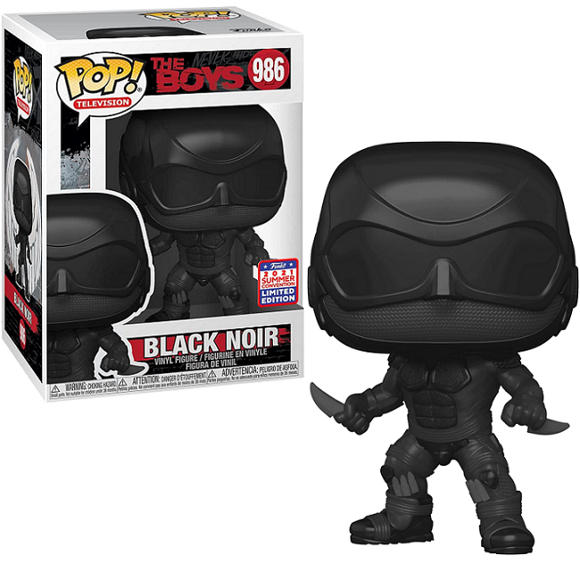  Black Noir #986 – The Boys Funko Pop! TV [2021 Summer Convention Shared Limited Edition] 