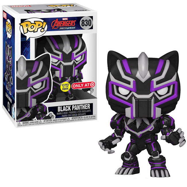  Black Panther #830 – Avengers Mech Strike Funko Pop! [Gitd Target Exclusive] 