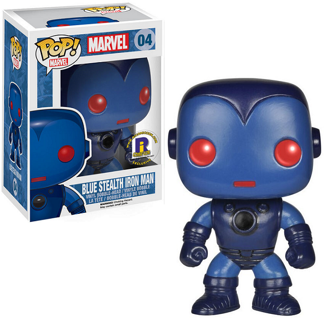  Blue Stealth Iron Man #04 - Marvel Funko Pop! Marvel [Rhode Island Comic Con Exclusive] 