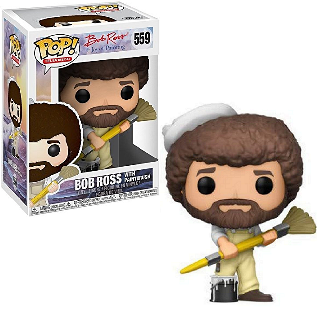  Bob Ross With Paintbrush #559 - Joy of Painting Funko Pop! TV 
