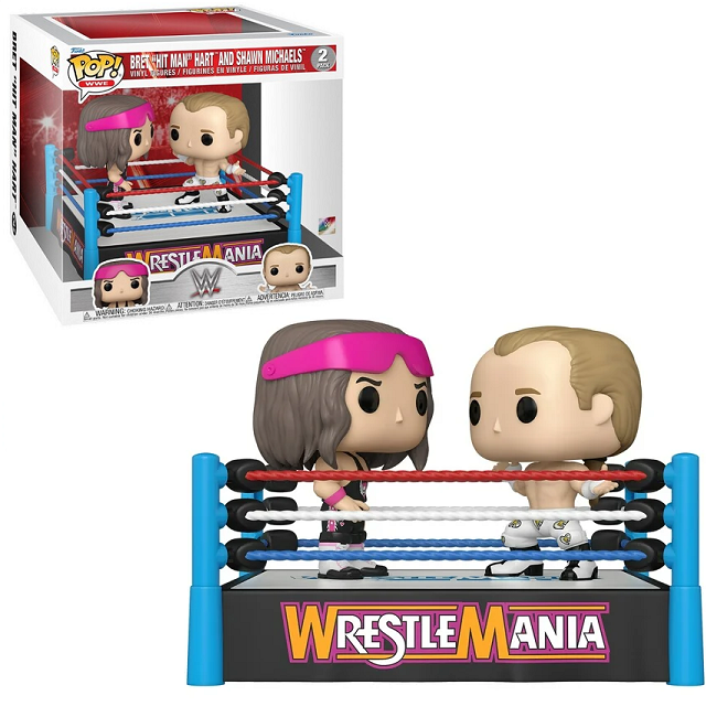  Bret Hit Man Hart And Shawn Michaels - Wrestling Funko Pop! WWE 