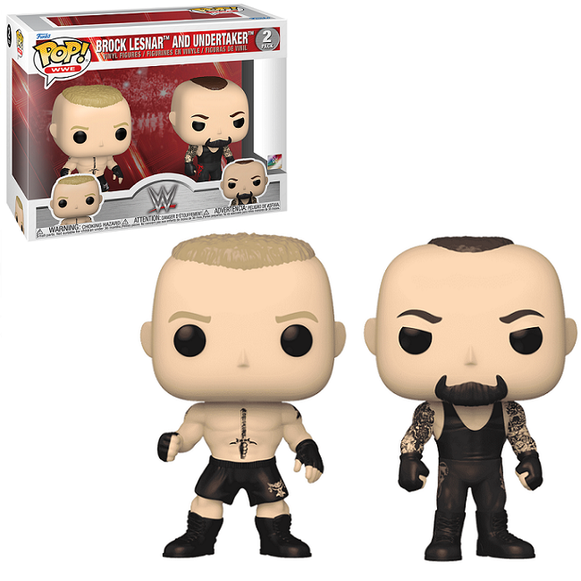  Brock Lesnar And Undertaker - Wrestling Funko Pop! WWE 