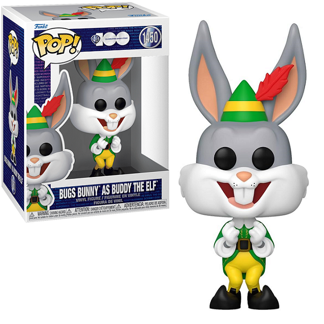  Bugs Bunny as Buddy the Elf #1450 - Warner Bros 100th Funko Pop! [Holiday] 