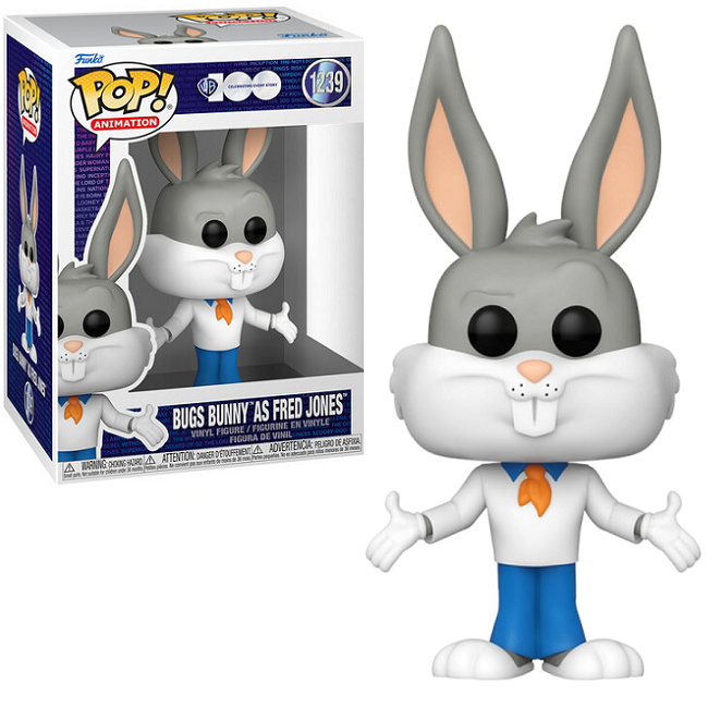  Bugs Bunny as Fred Jones #1239 - Warner Bros 100th Funko Pop! Animation 