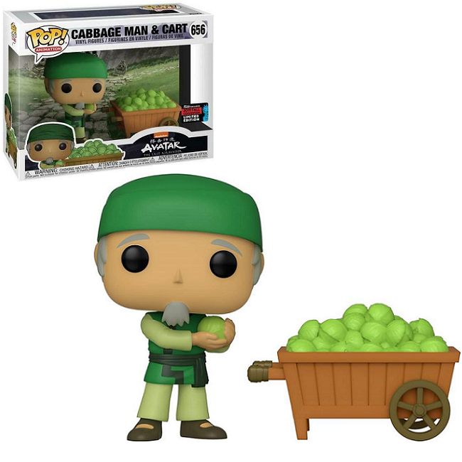  Cabbage Man & Cart #656 - Avatar The Last Airbender Funko Pop! Animation [2019 Fall Convention Limited Edition] 