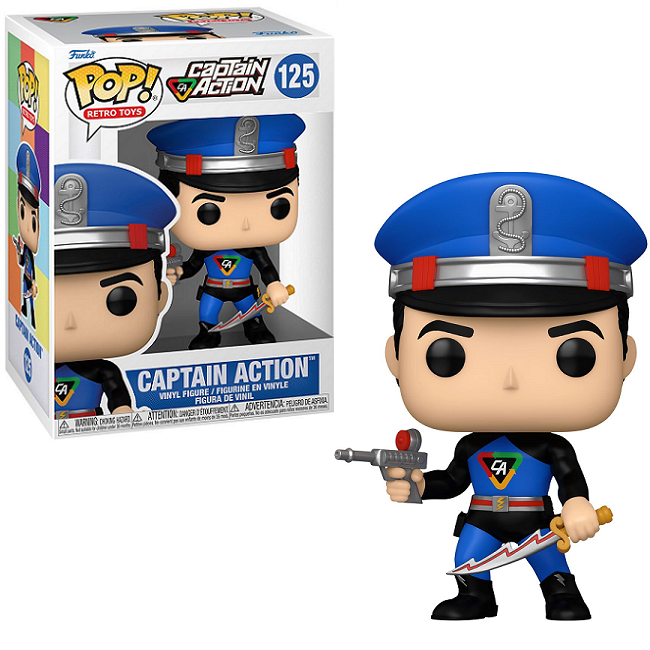  Captain Action #125 - Captain Action Funko Pop! Retro Toys 