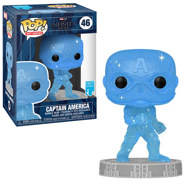 Captain America #46 - Infinity Saga Funko Pop! Art Series [No Hard Stack] 