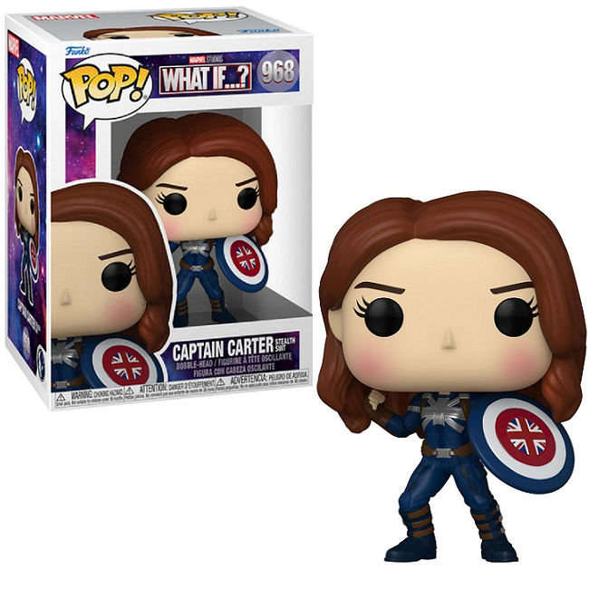  Captain Carter Stealth Suit #968 - Marvel What If Funko Pop! 