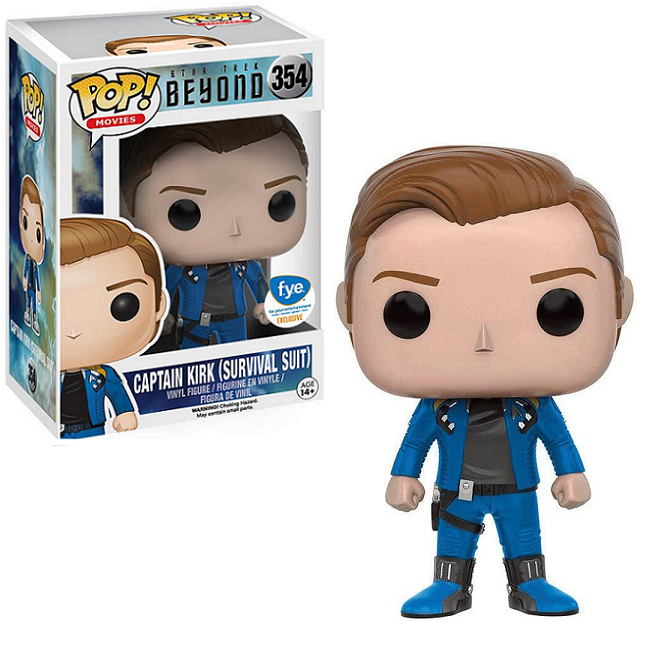  Captain Kirk [Survival Suit] #354 - Star Trek Beyond Funko Pop! Movies [FYE Exclusive] 