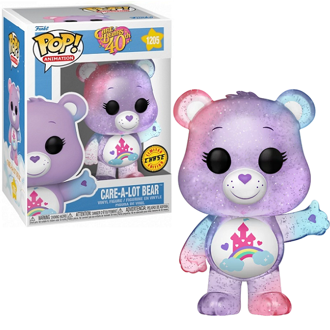  Care-a-Lot Bear #1205 - Care Bears 40th Funko Pop! Animation [Translucent Chase] 
