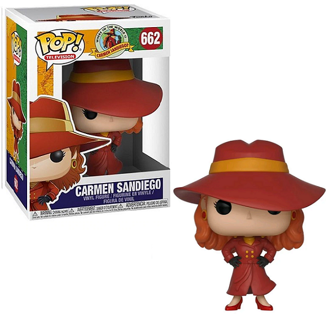  Carmen Sandiego #662 - Where in the World Is Carmen Sandiego Funko Pop! TV 
