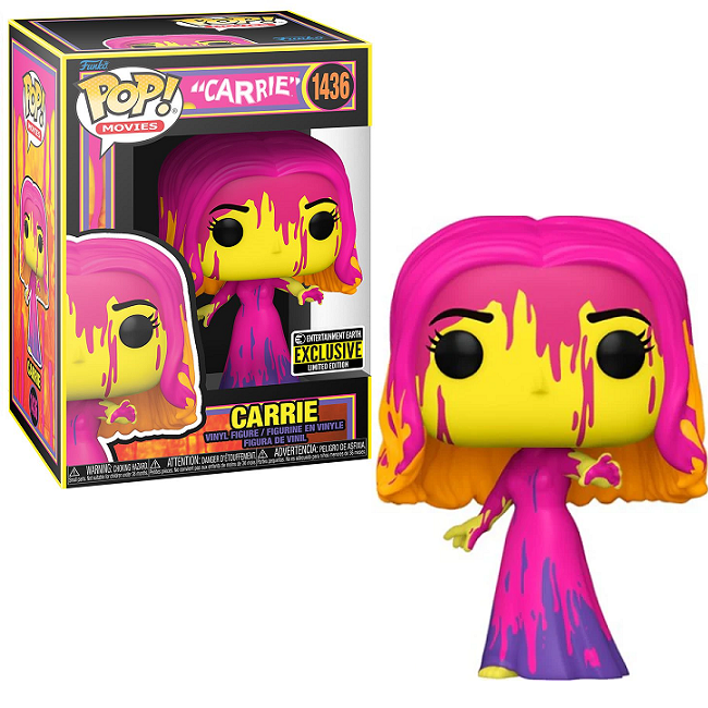  Carrie #1436 - Carrie Funko Pop! Movies [Black Light EE Exclusive] 