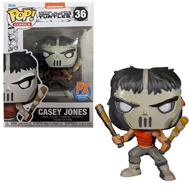  Casey Jones #36 - Teenage Mutant Ninja Turtles Funko Pop! Comics [Px Exclusive] 
