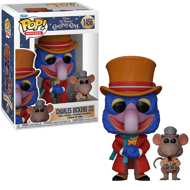 Charles Dickens with Rizzo #1456 - Disney The Muppet Christmas Carol Funko Pop! Movies 