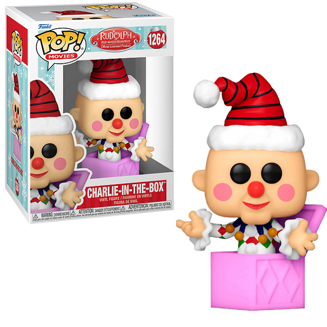  Charlie In The Box #1264 - Rudolph the Red-Nosed Reindeer Funko Pop! Movies 