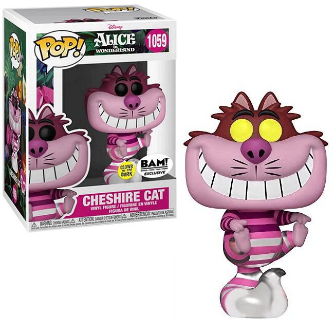 Cheshire Cat #1059 - Alice in Wonderland Funko Pop! [Gitd BAM Exclusive] 