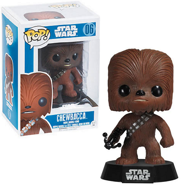  Chewbacca #06 - Star Wars Funko Pop! [Blue Box Small Font] 