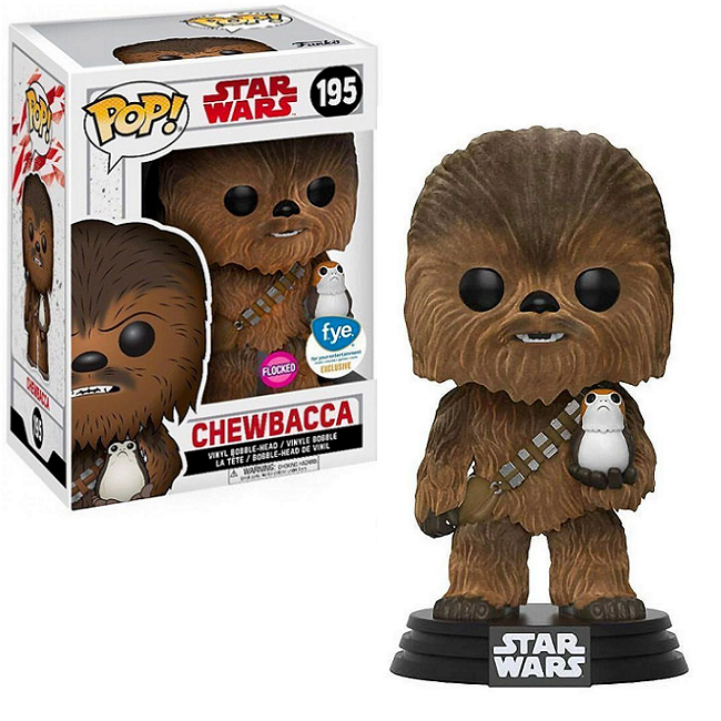  Chewbacca #195 - Star Wars Funko Pop! [Flocked FYE Exclusive] 