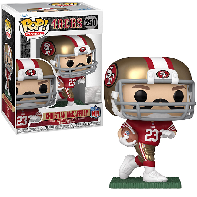  Christian McCaffrey #250 - 49ers Funko Pop! Football 