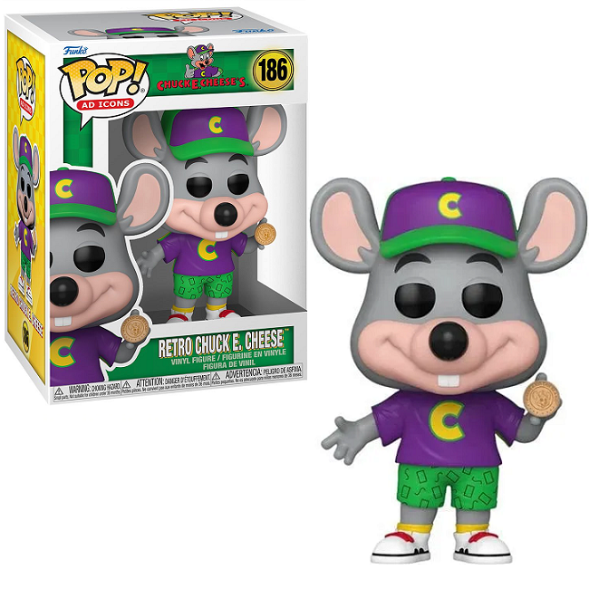 Chuck E Cheese #186 - Chuck E Cheeses Funko Pop! Ad Icons 