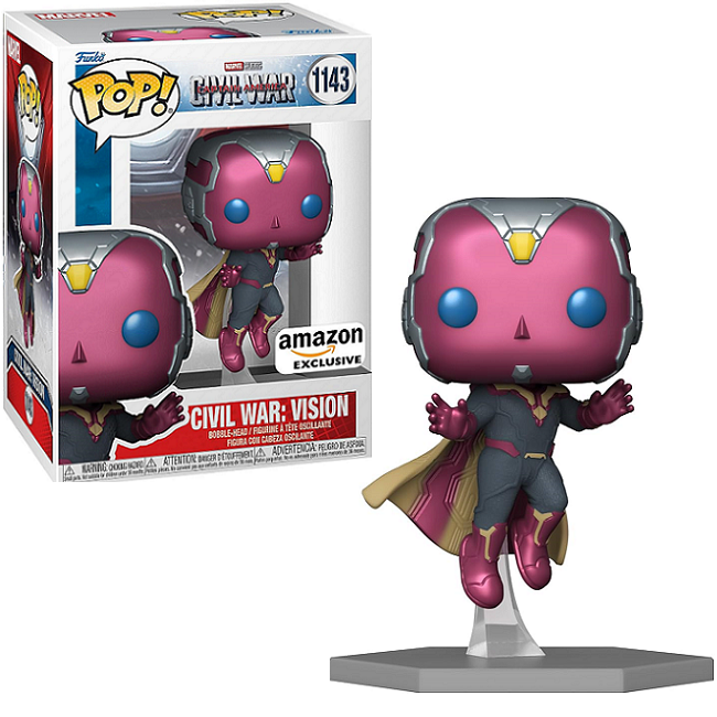  Civil War Vision #1143 - Avengers Civil War Funko Pop! [Amazon Exclusive] 
