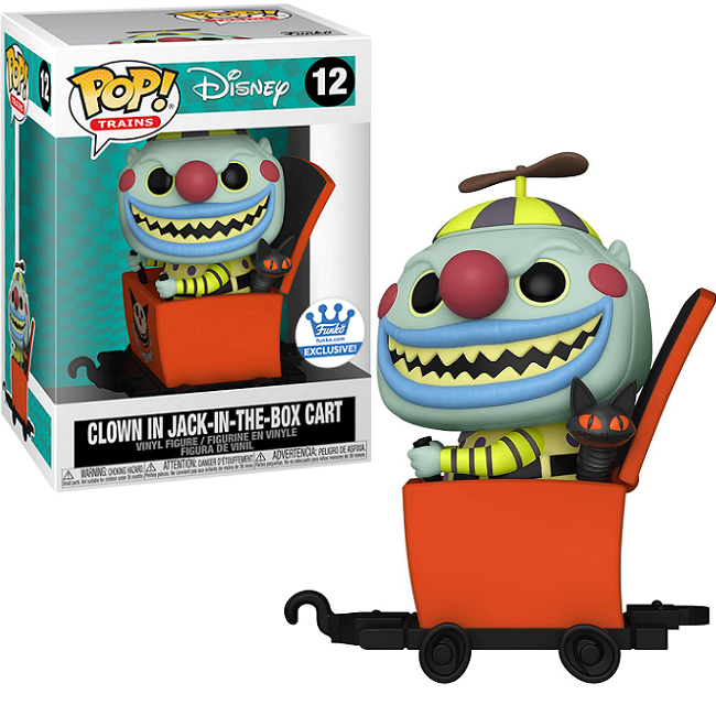  Clown in Jack-In-The-Box Cart #12 - Nightmare Before Christmas Funko Pop! Trains [Funko Exclusive] 