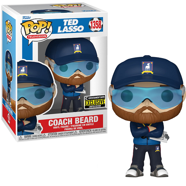  Coach Beard #1358 - Ted Lasso Funko Pop! TV [EE Exclusive] 