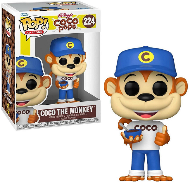 Coco the Monkey #224 - Kelloggs Coco Pops Funko Pop! Ad Icons 