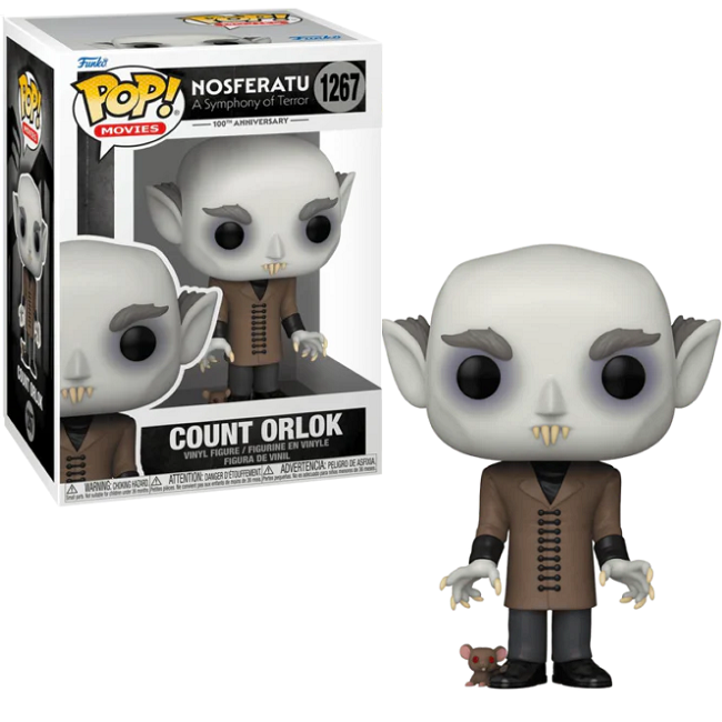  Count Orlok #1267 - Nosferatu 100th Funko Pop! Movies 