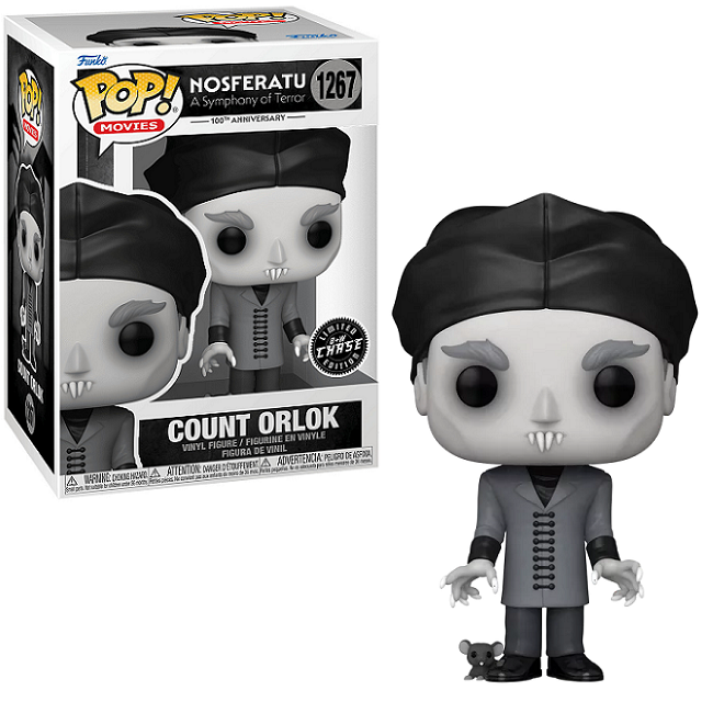  Count Orlok #1267 - Nosferatu 100th Funko Pop! Movies [B&W Chase] 