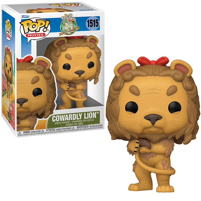  Cowardly Lion #1515 - The Wizard of Oz 85th Funko Pop! Movies 