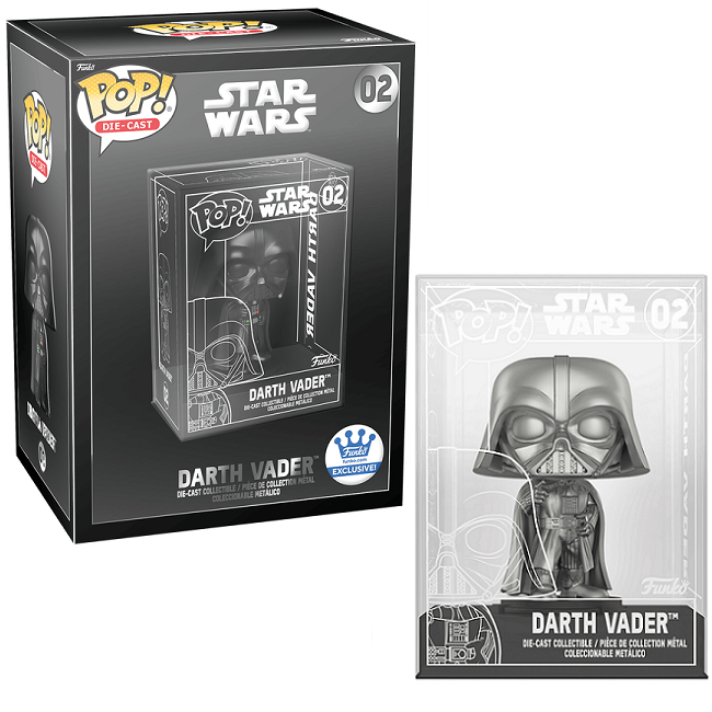  Darth Vader #02 - Star Wars Funko Pop! Die-Cast [Funko Exclusive Chase] 